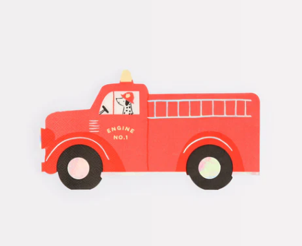 Firetruck Napkins