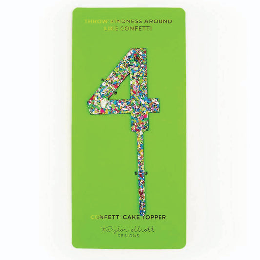 Confetti Cake Topper - 4